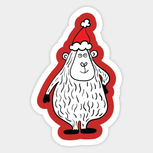 Christmas Orangutan Sticker